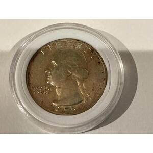 1955-P Washington Quarter – 90% Silver – Circulated Condition – Phil. Mint G/VG